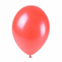 Balóny metalické 28cm 100ks Červené